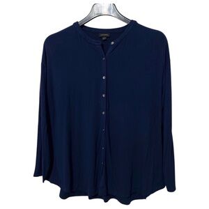 J Jill Womens Button Front Shirt Petite XL
